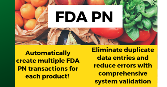 Managed Services for Import: FDA Prior Notice (FDA PN)